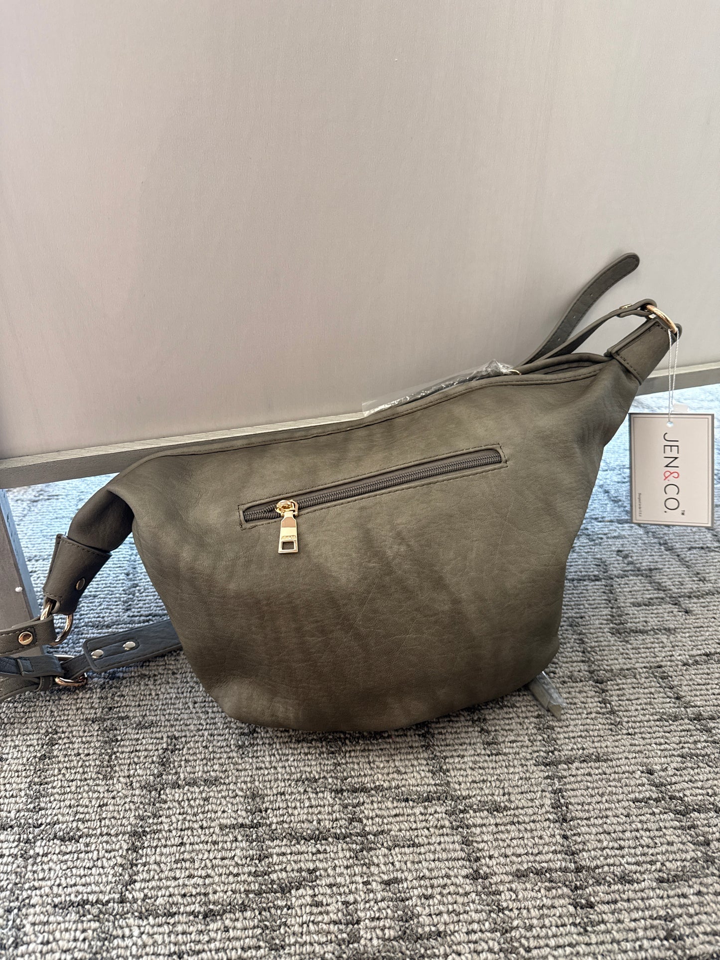 Leigh Distressed Hobo Bag