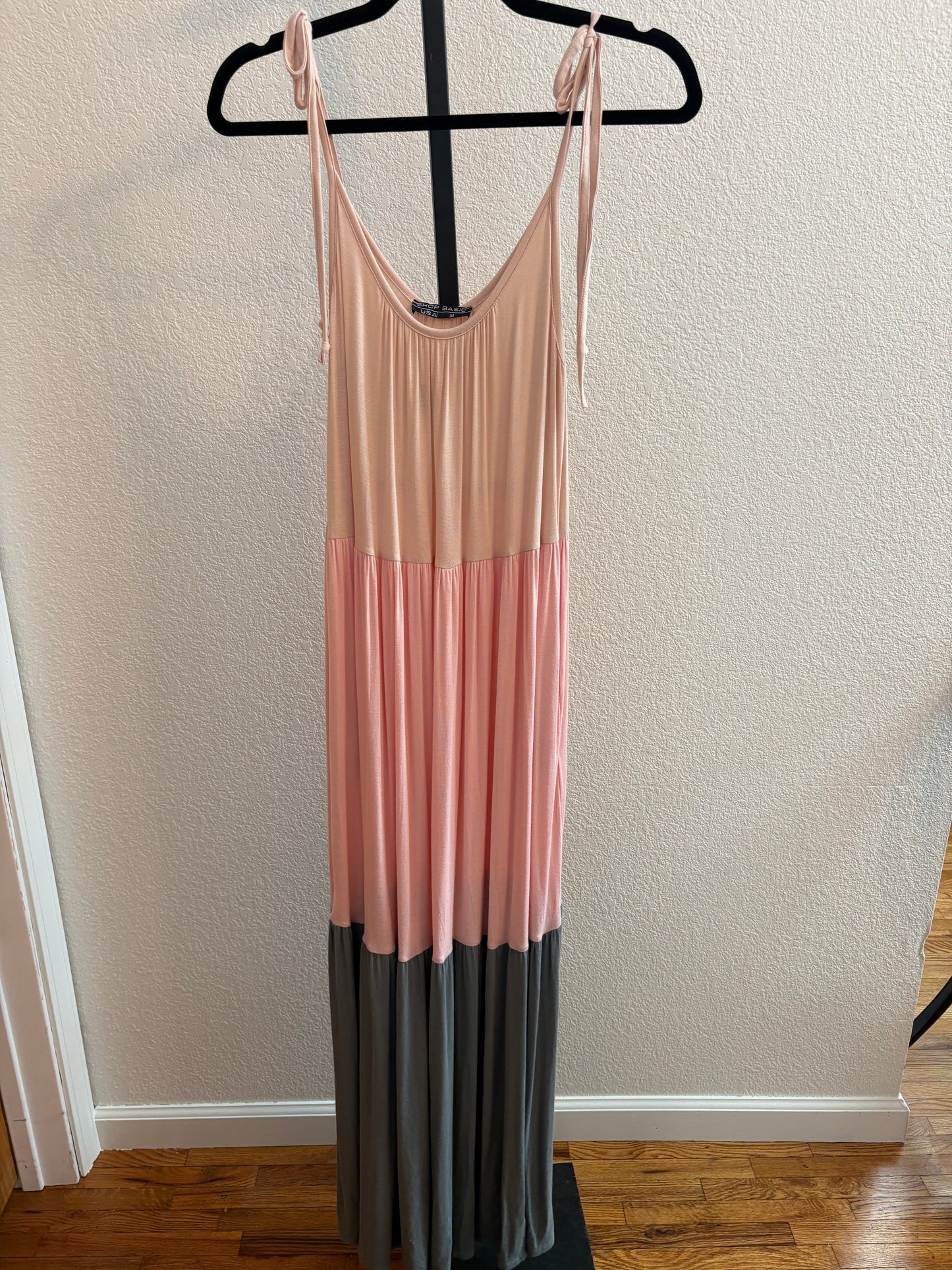 Color Block Maxi Dress