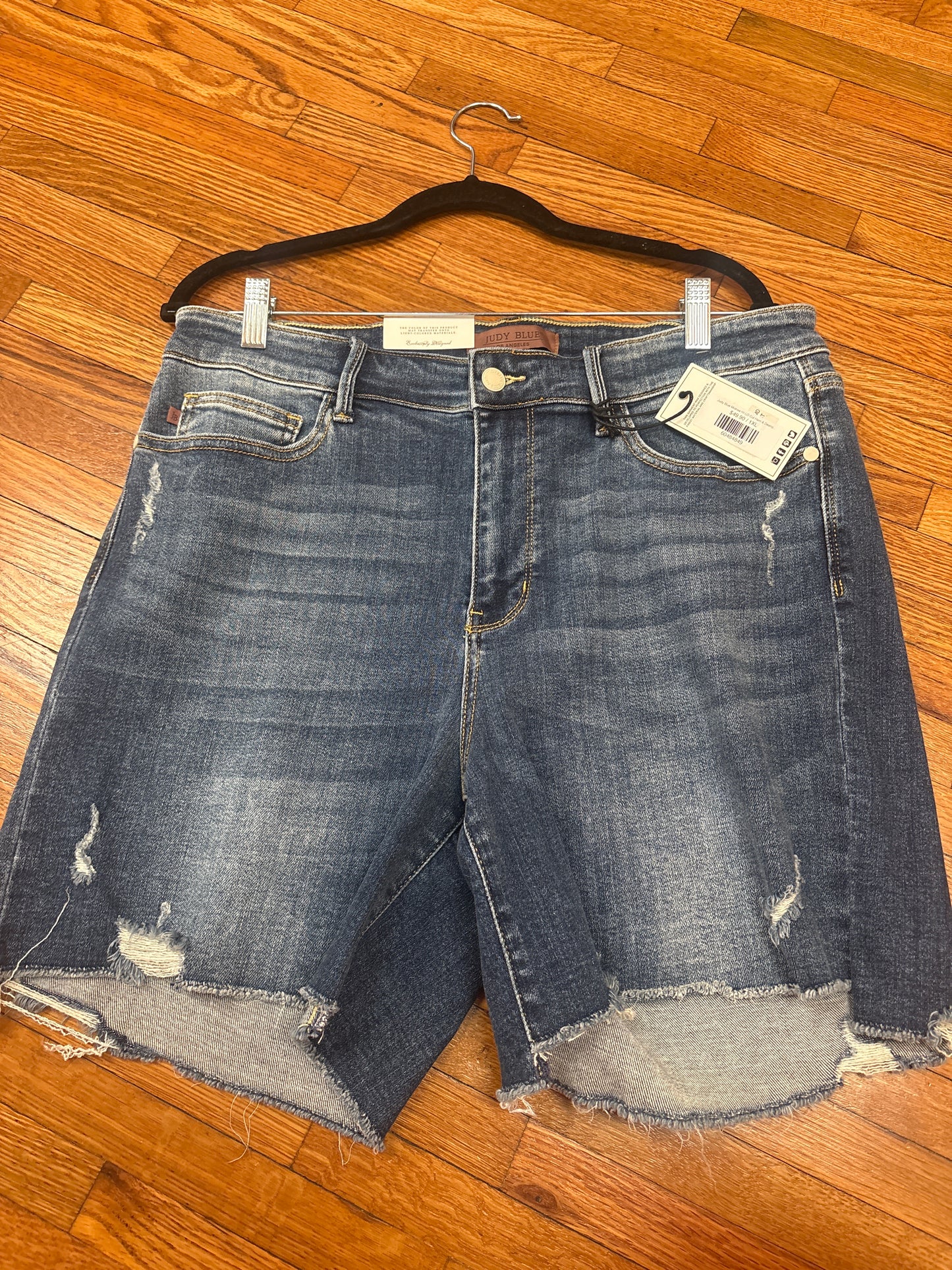 Judy Blue Mid Rise Tummy Control Mid Length