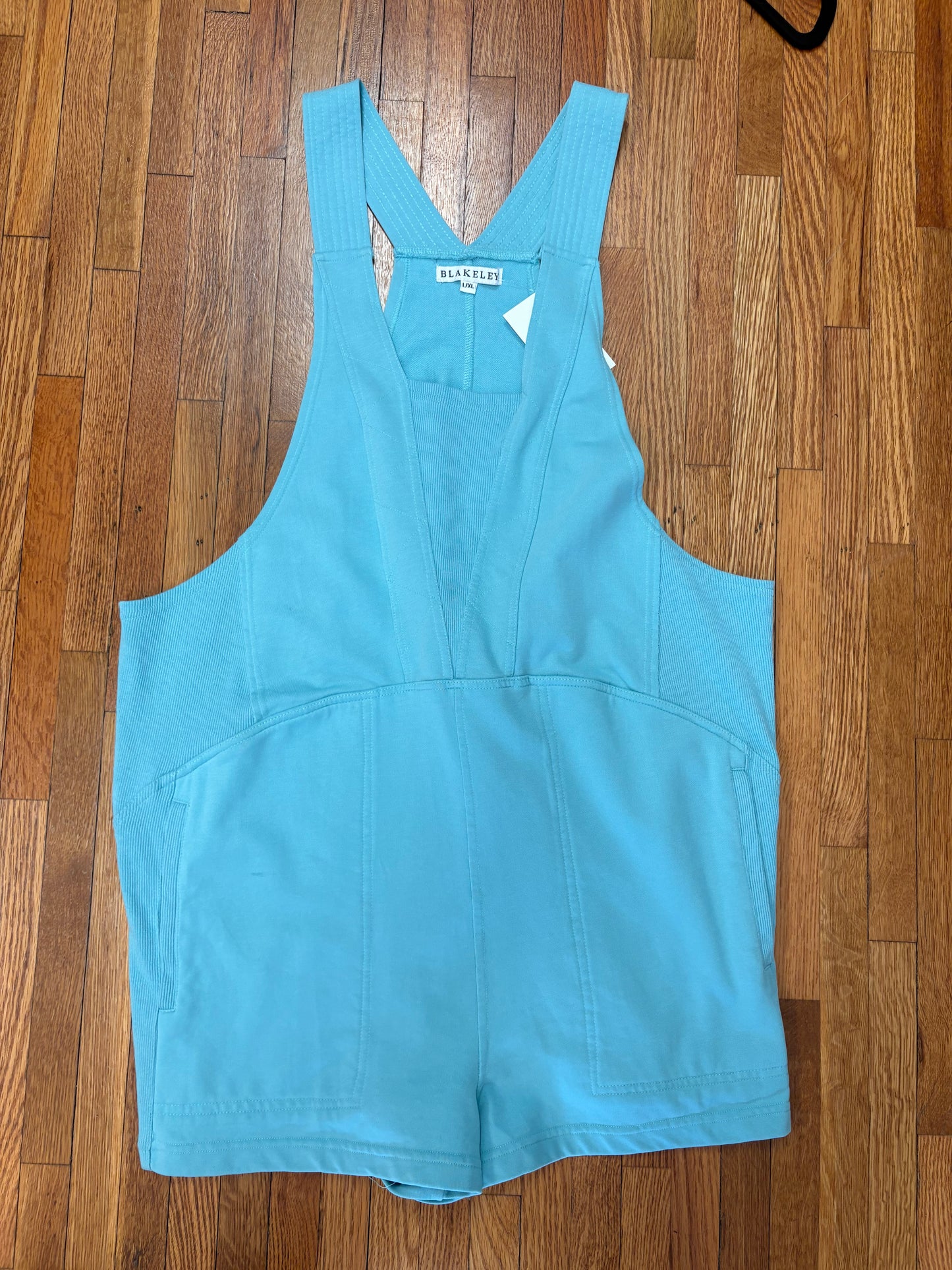 Beach Please Romper - Aqua