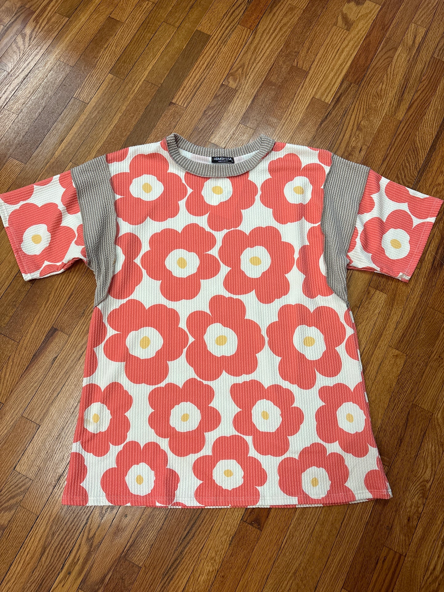 Floral Urban Rib Top