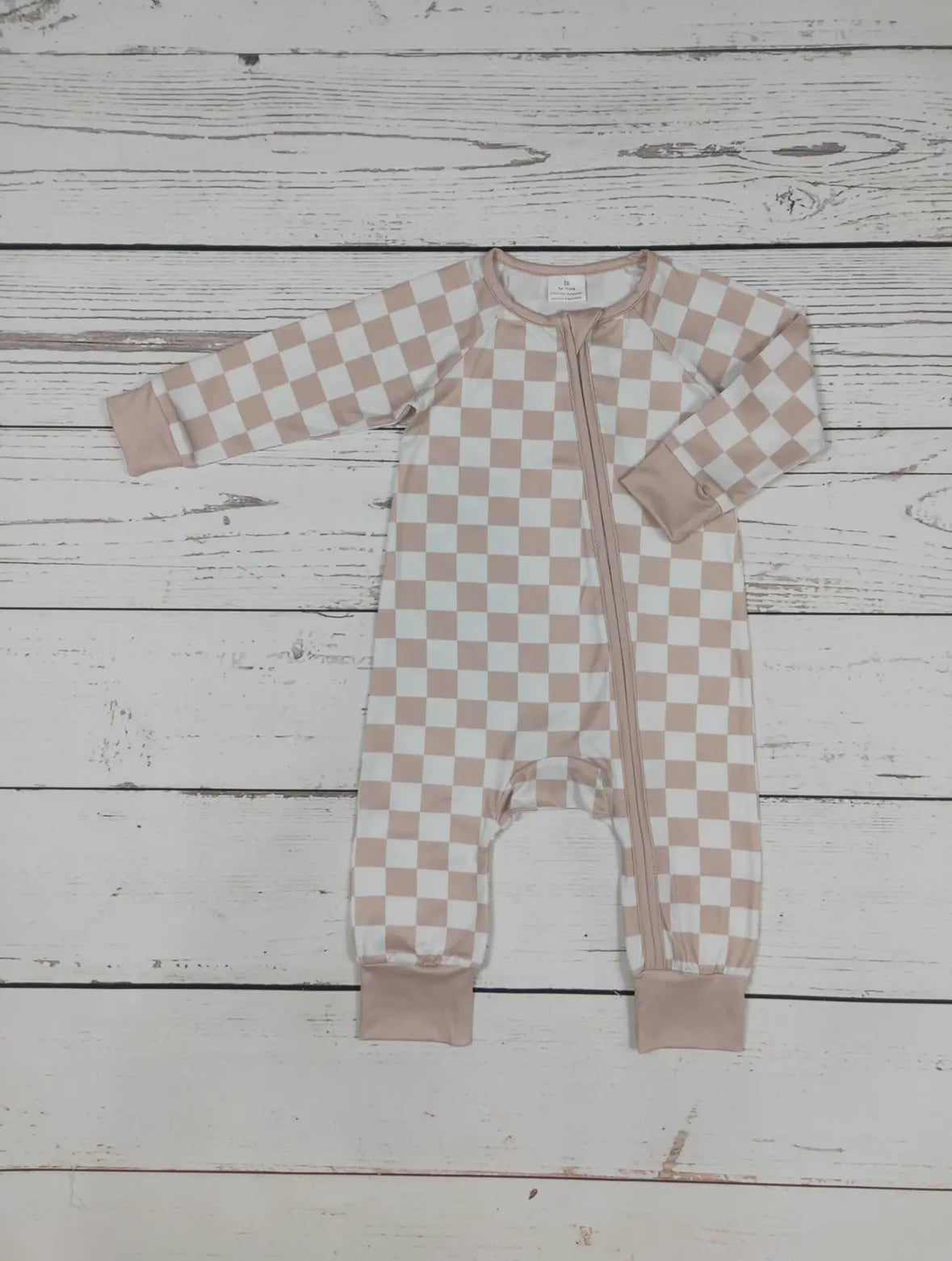 Tan Checkered Sleeper