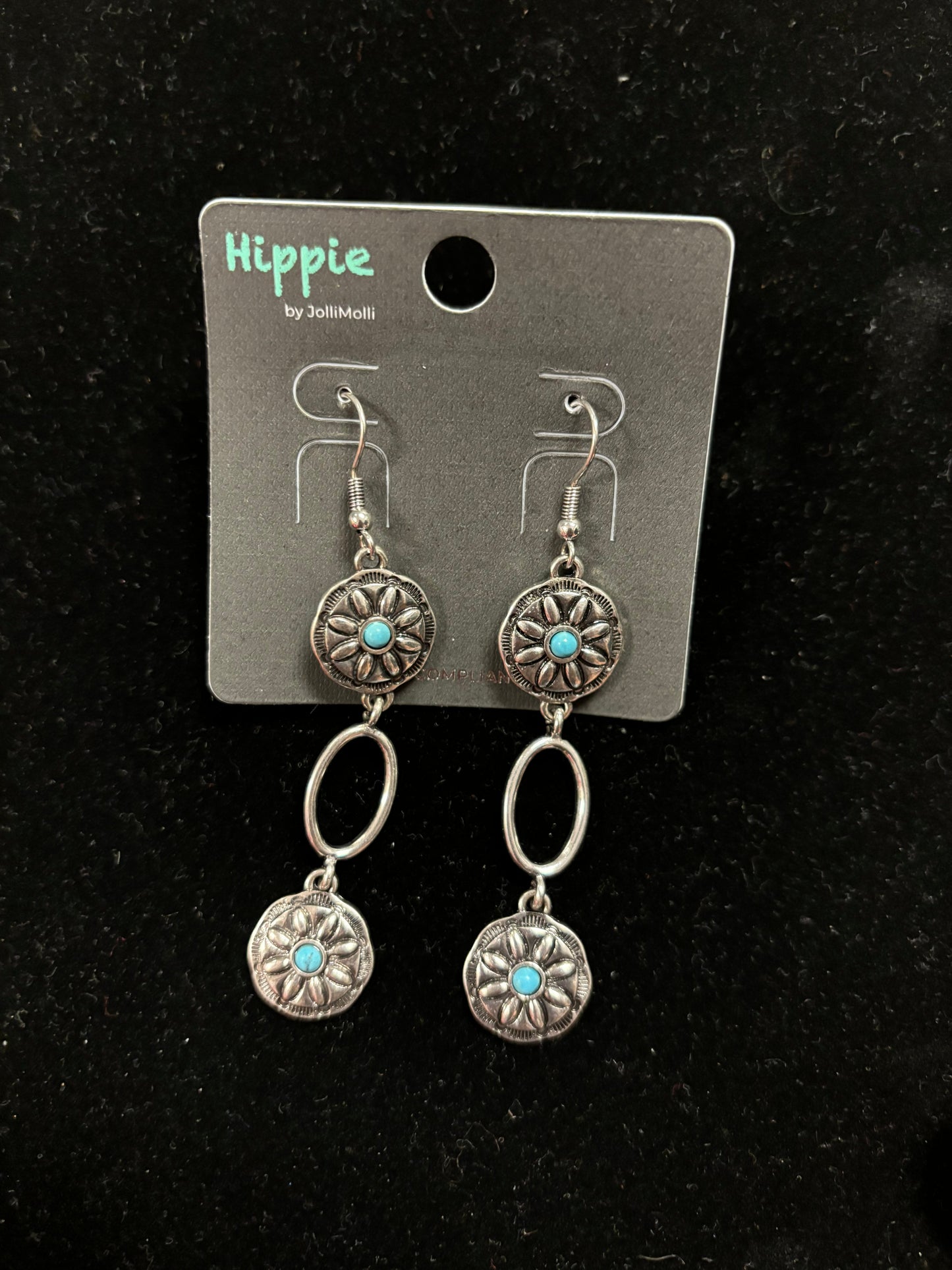 Silver & Turquoise Earrings