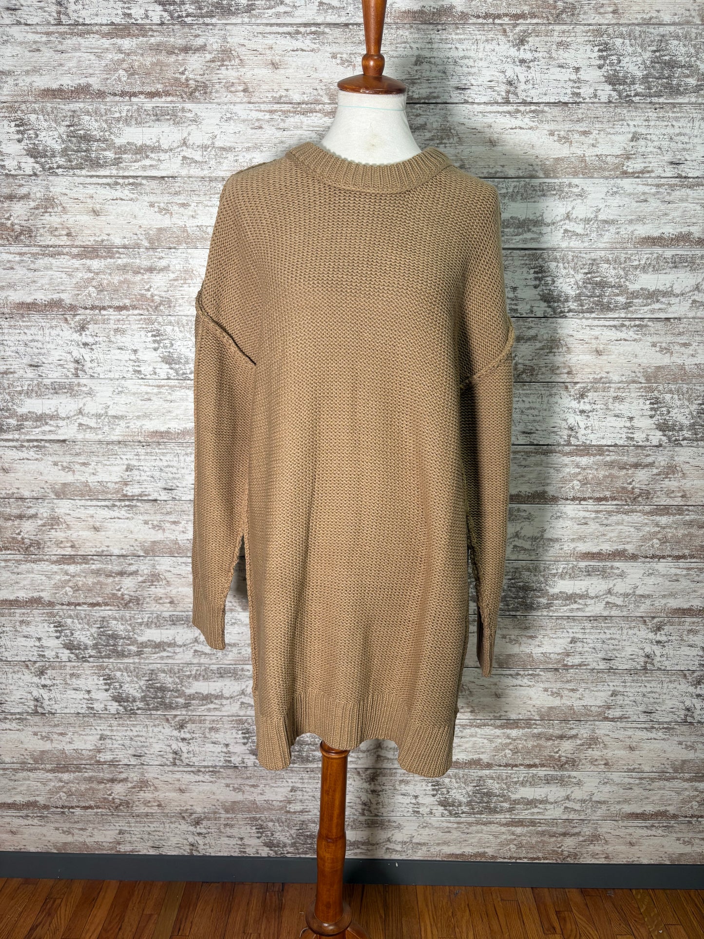 Chunky Round Neck Oversized Sweater