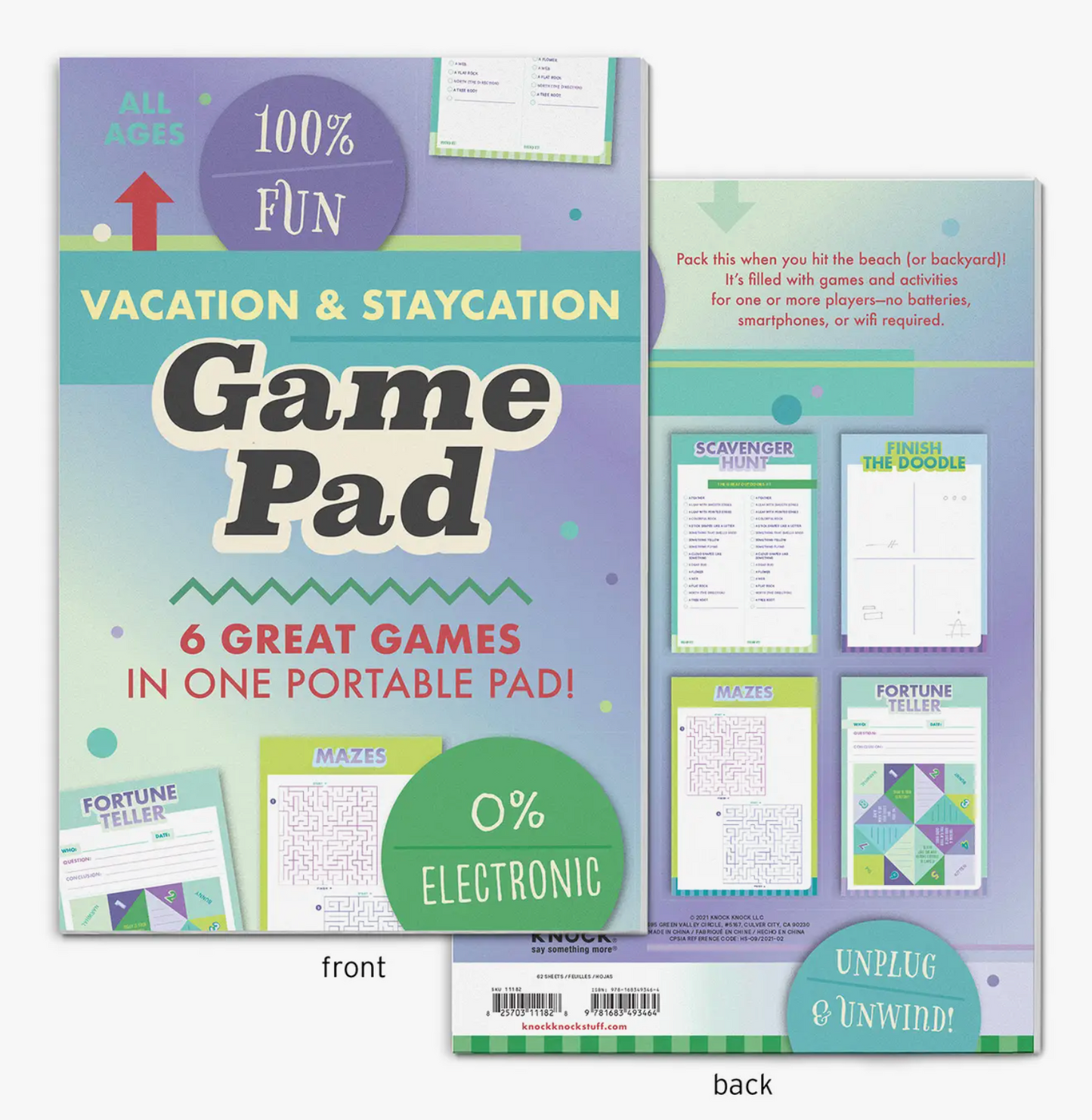 Vacation & Staycation Game Pad