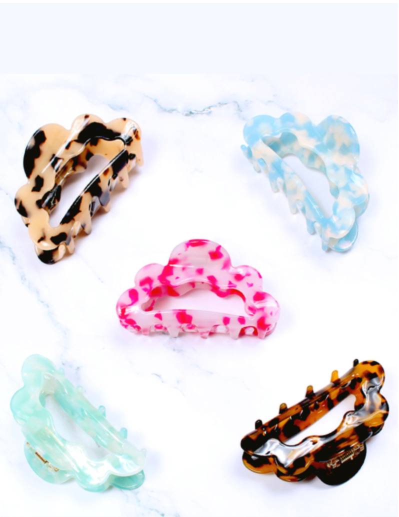 Cloud Design Hair Claw Clip
