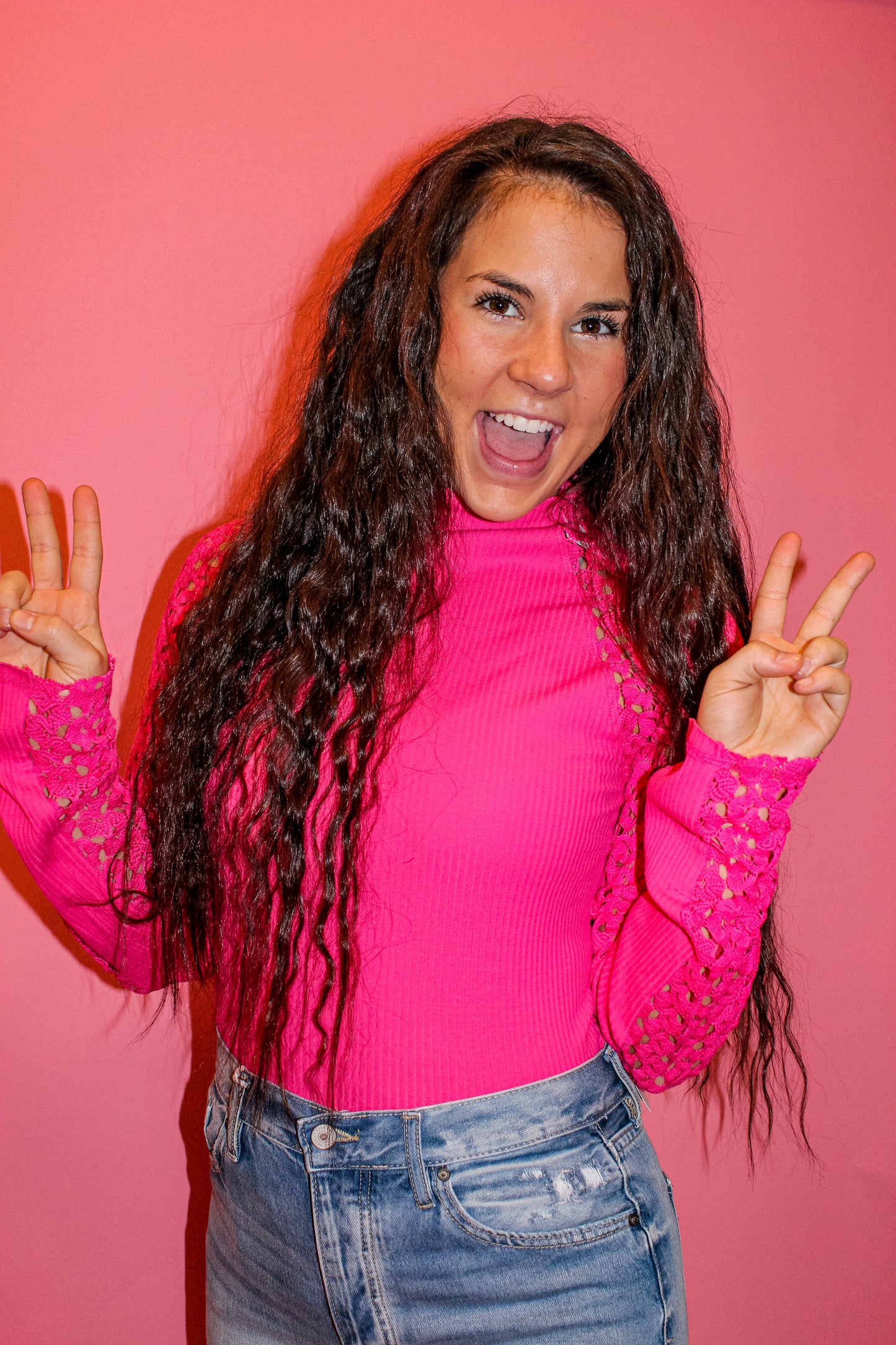 pink gno top