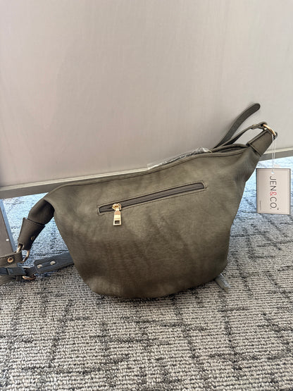 Leigh Distressed Hobo Bag