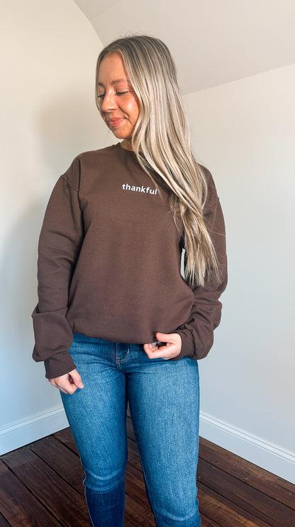 thankful sweatshirt