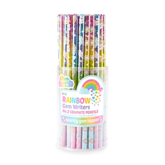 Rainbow Gem Writers Graphite Pencils
