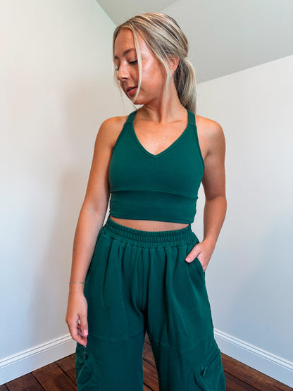 emerald jogger set