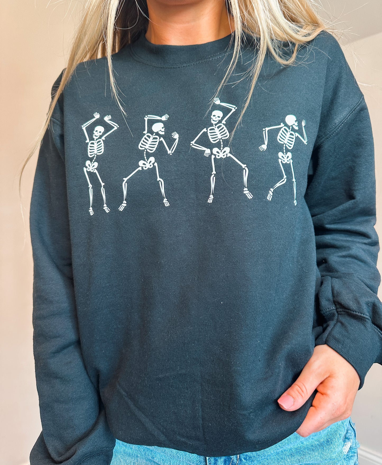 dancing skeleton sweatshirt