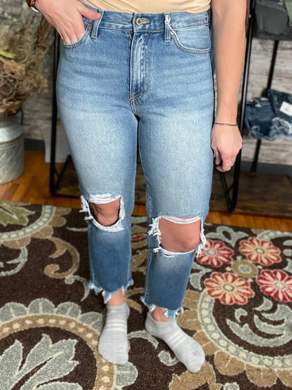 Regina High Rise Mom Jeans