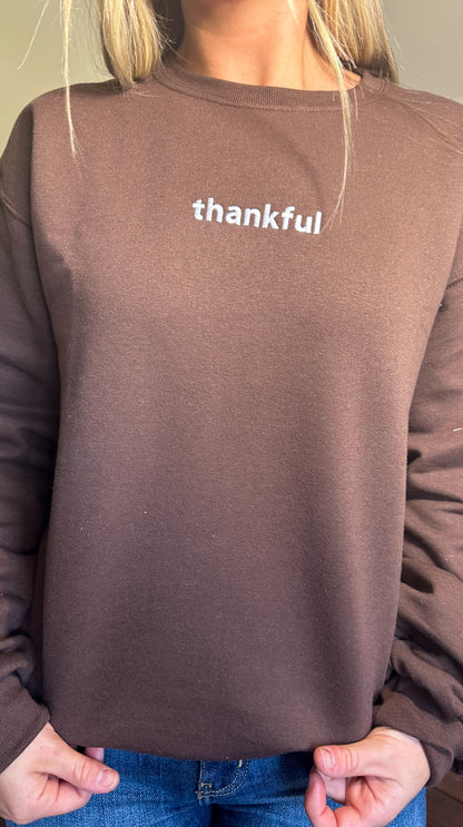 thankful sweatshirt