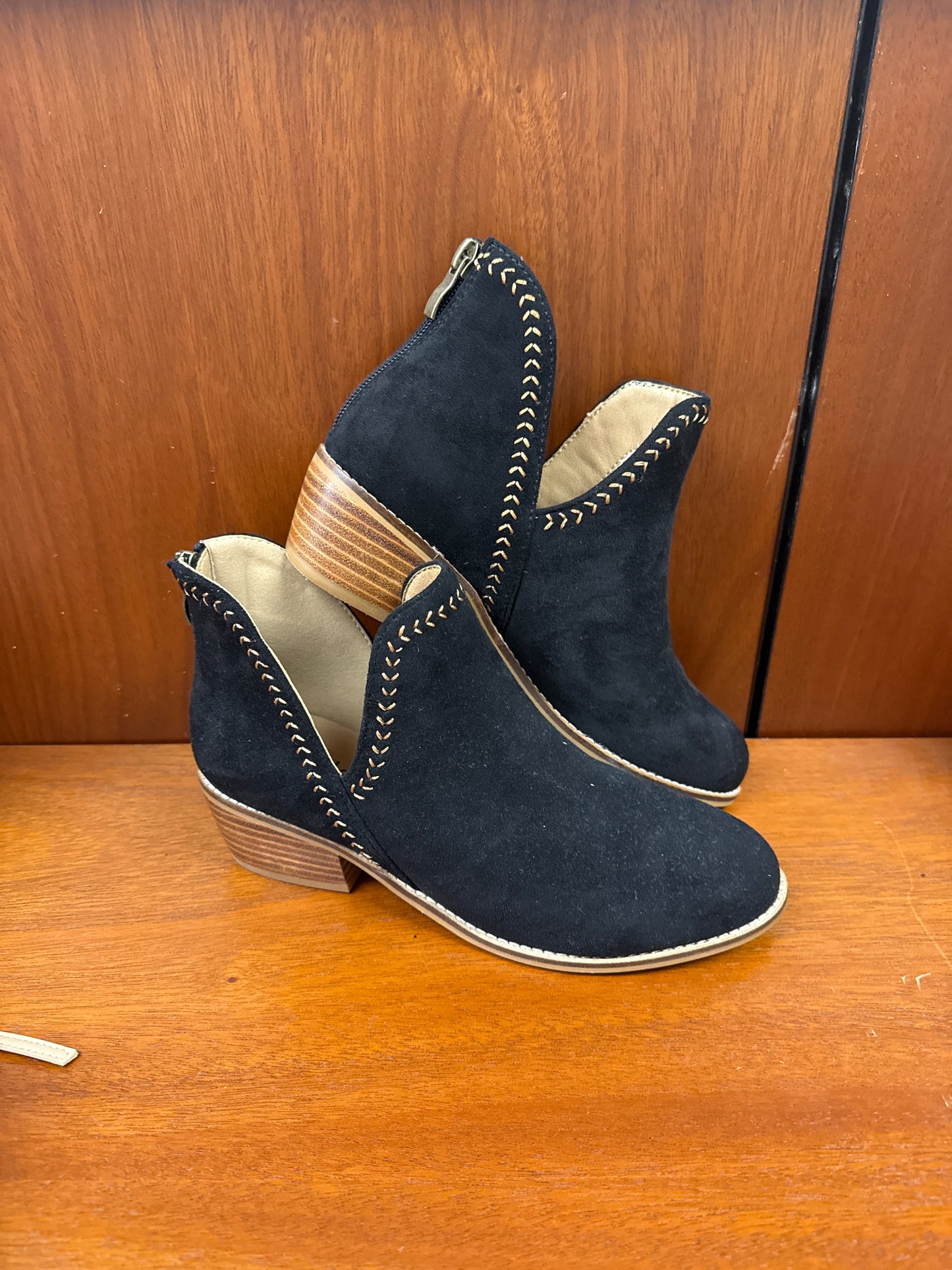 corkys bluffin boots - black faux