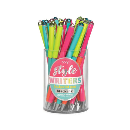 Style Writers Metal Ballpoint Pens - Neon