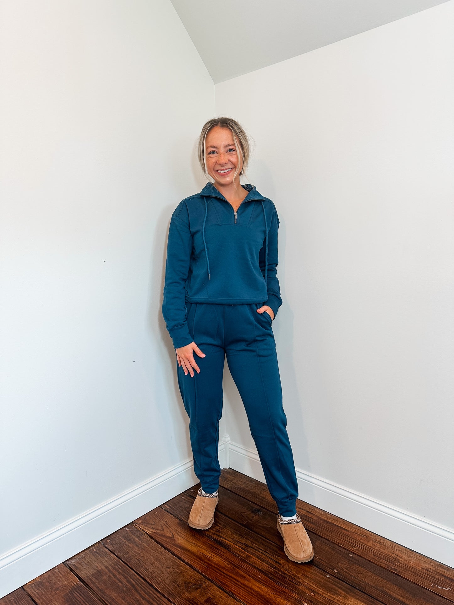 indigo jogger set