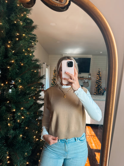 taupe melissa sweater