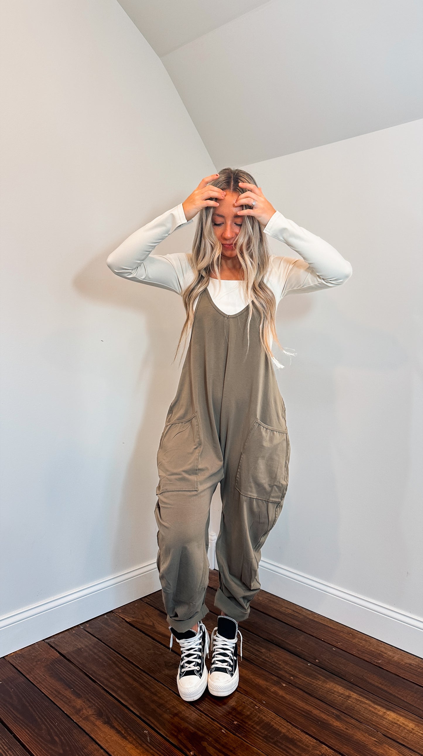 olive jumpsuit