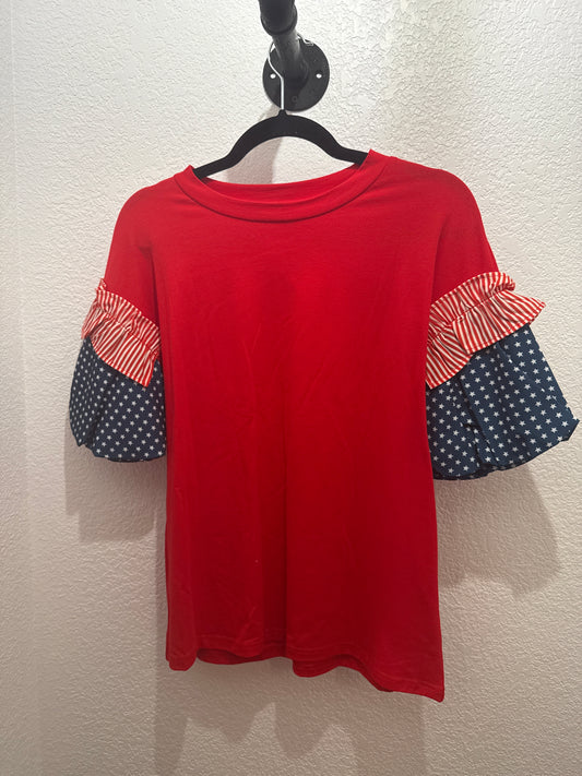 Star Striped Short Sleeve