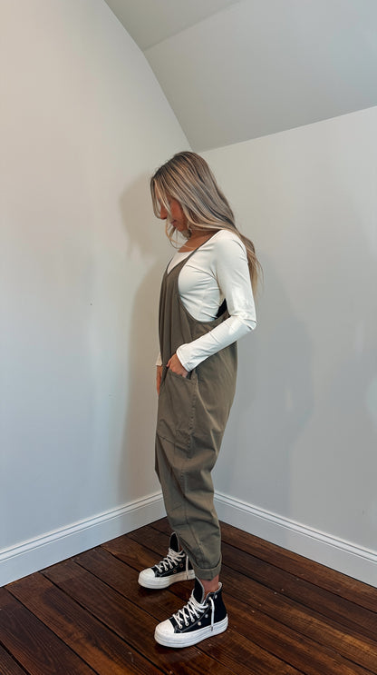 olive jumpsuit