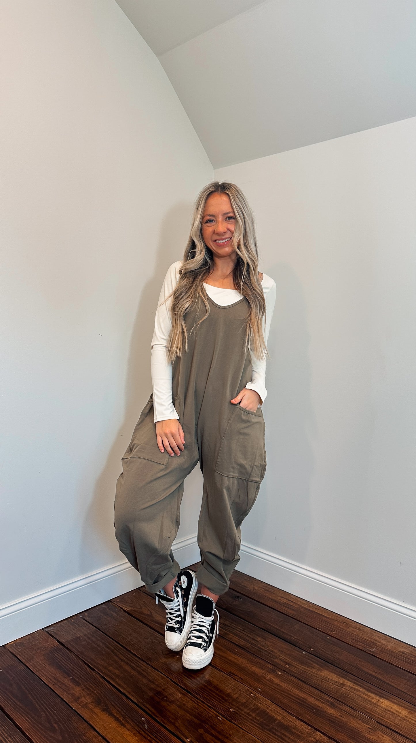 olive jumpsuit