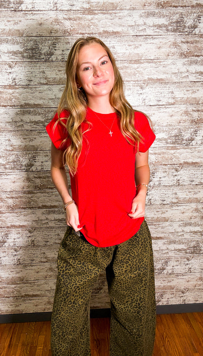 Ivy tee - Cherry