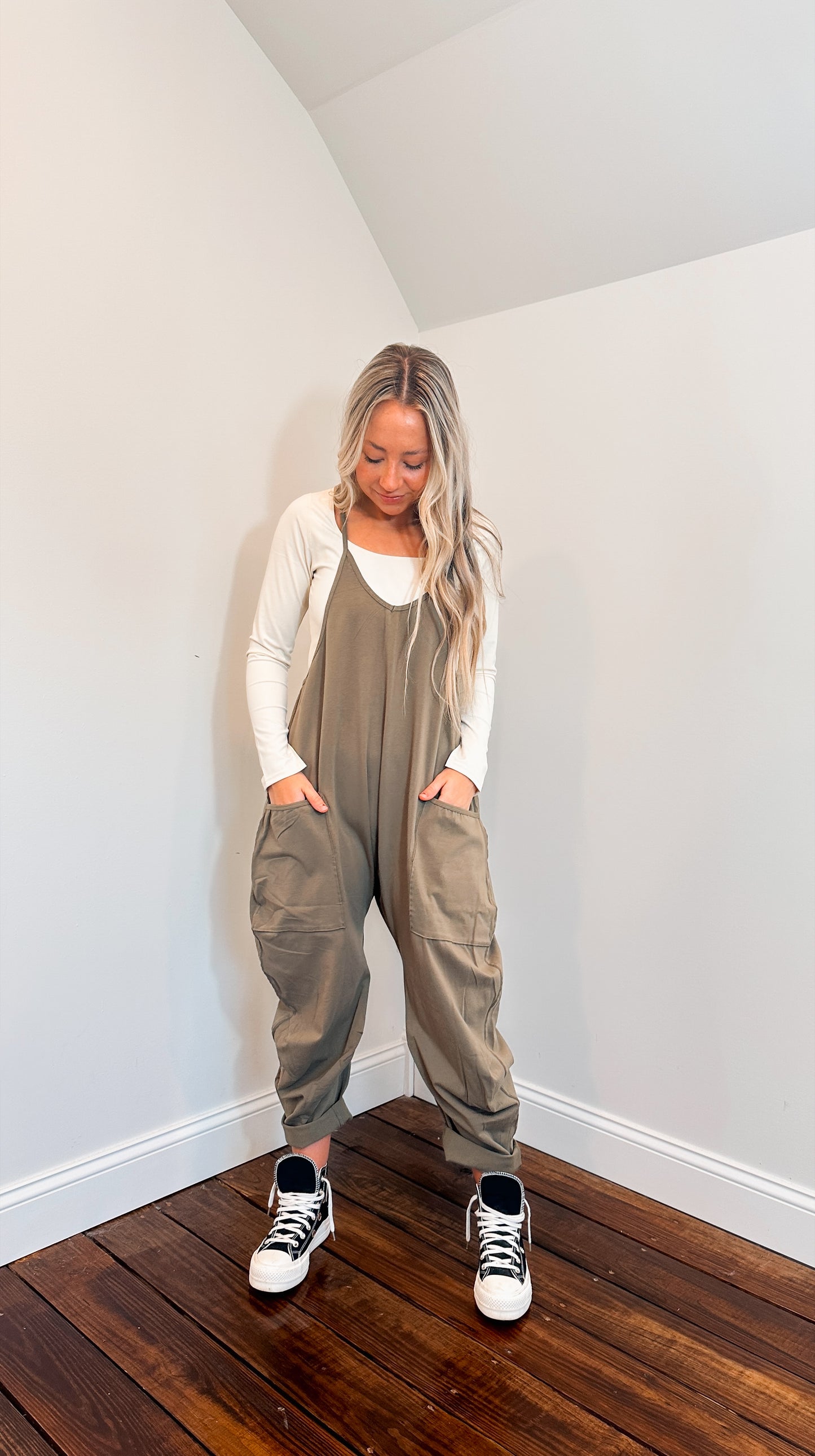 olive jumpsuit