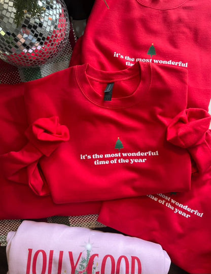 the most wonderful time of the year sweatshirt