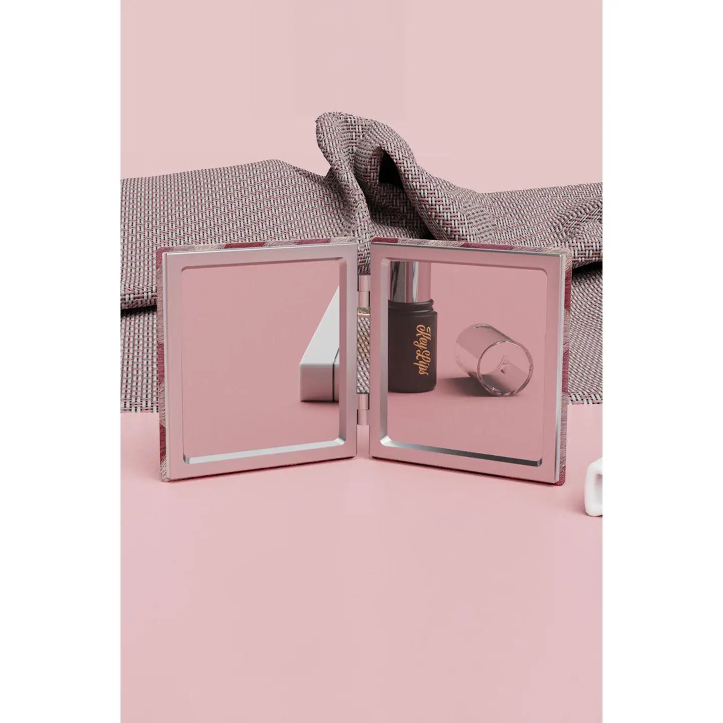 Heart Double Side Folding Portable Mini Mirror