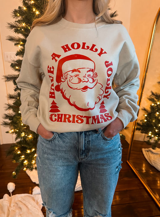 holly jolly sweatshirt