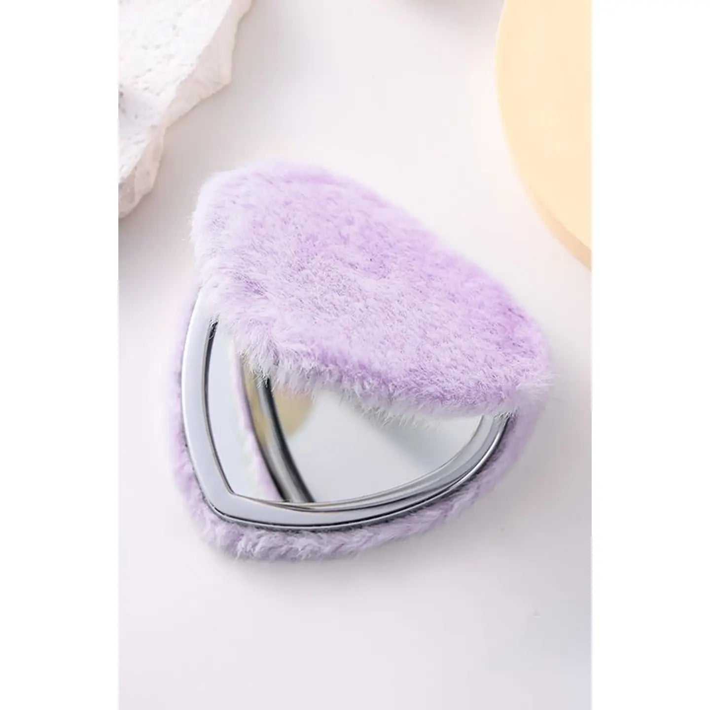 Heart Shape Double Sides Mini Mirror