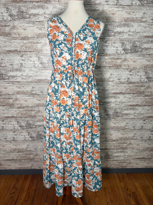 Blooming Floral Sleeveless Dress
