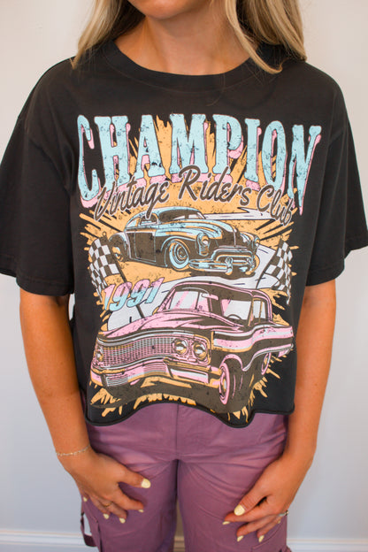 champion vintage riders club tee