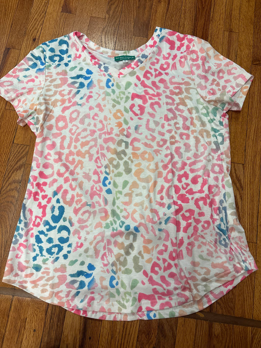 Leopard V-Neck Top