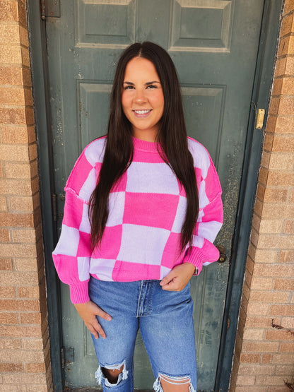 Pretty in Pink Sweater