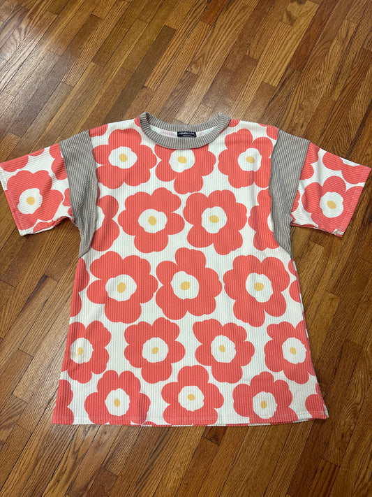 Floral Urban Rib Top