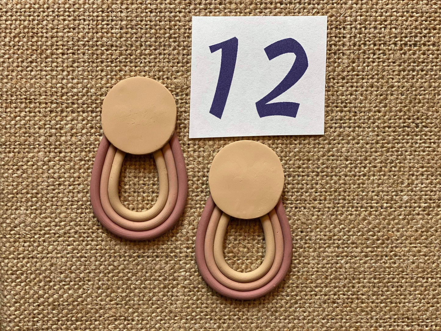 Handmade Clay Dangle Earrings