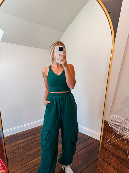 emerald jogger set