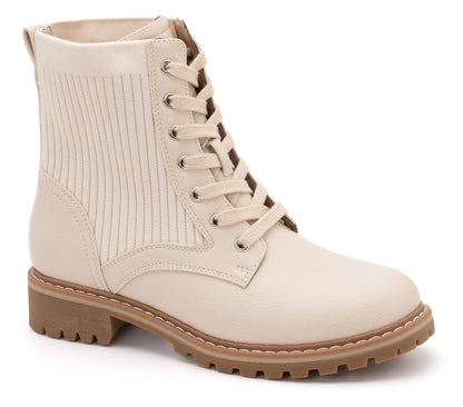 Corky’s Creep it Real Laced Boots - Cream