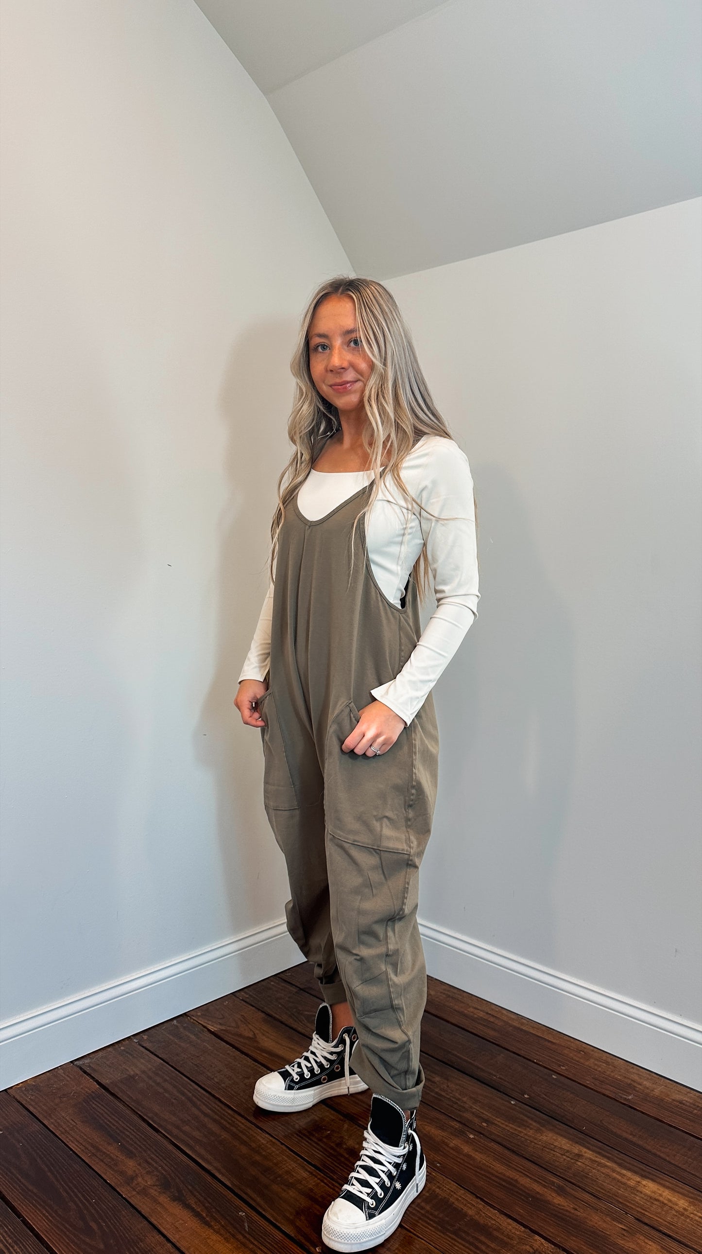 olive jumpsuit