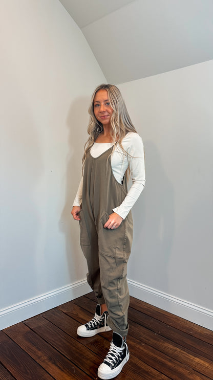 olive jumpsuit