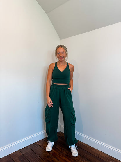 emerald jogger set