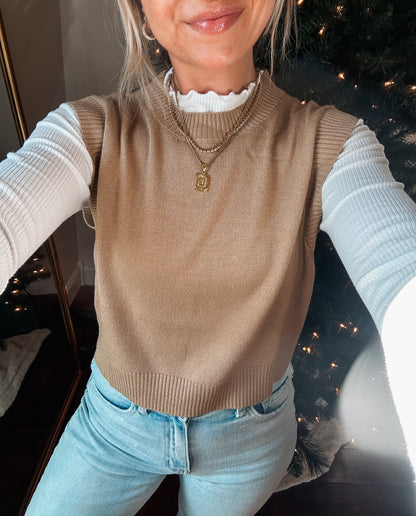 taupe melissa sweater