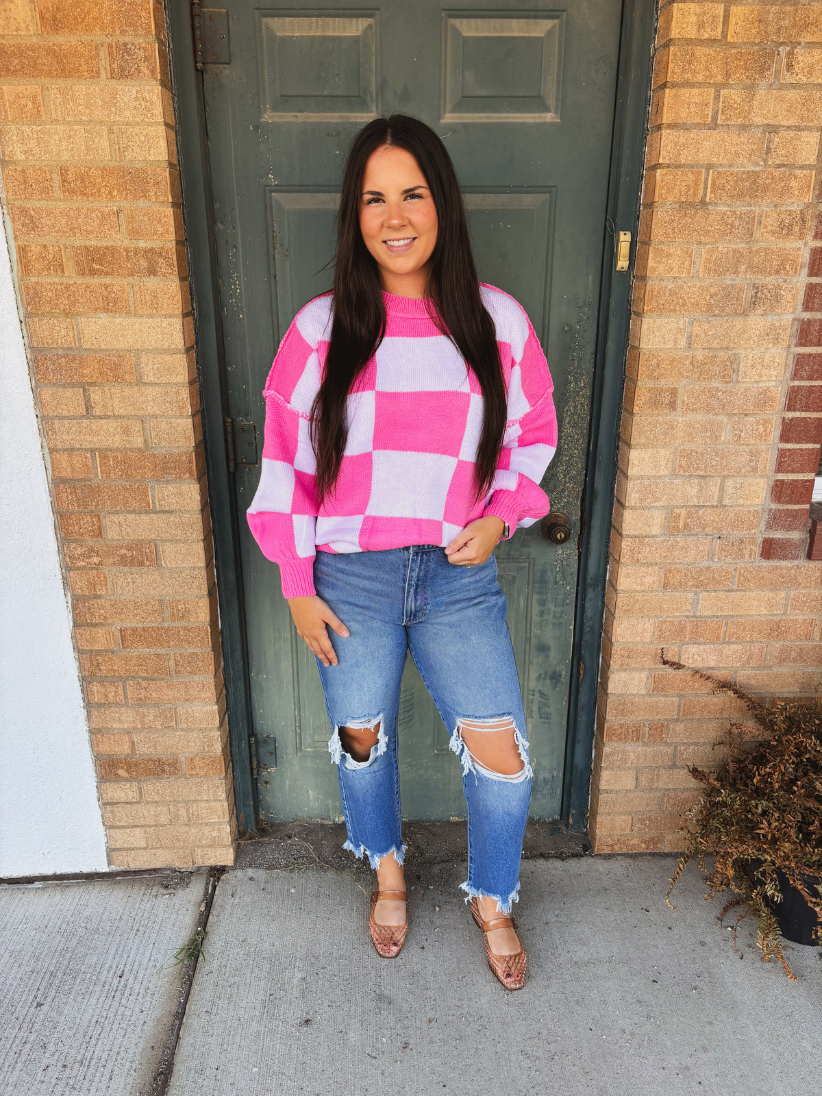 Pretty in Pink Sweater