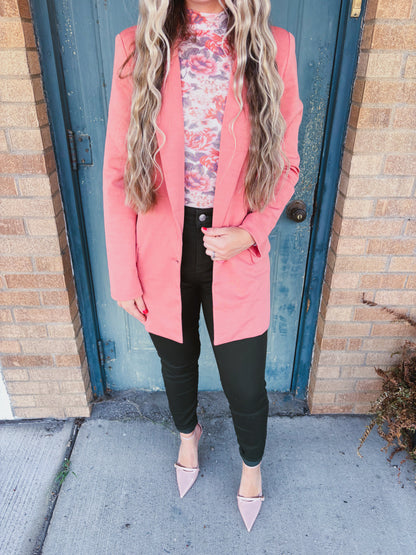 Like Love Mauve Blazer