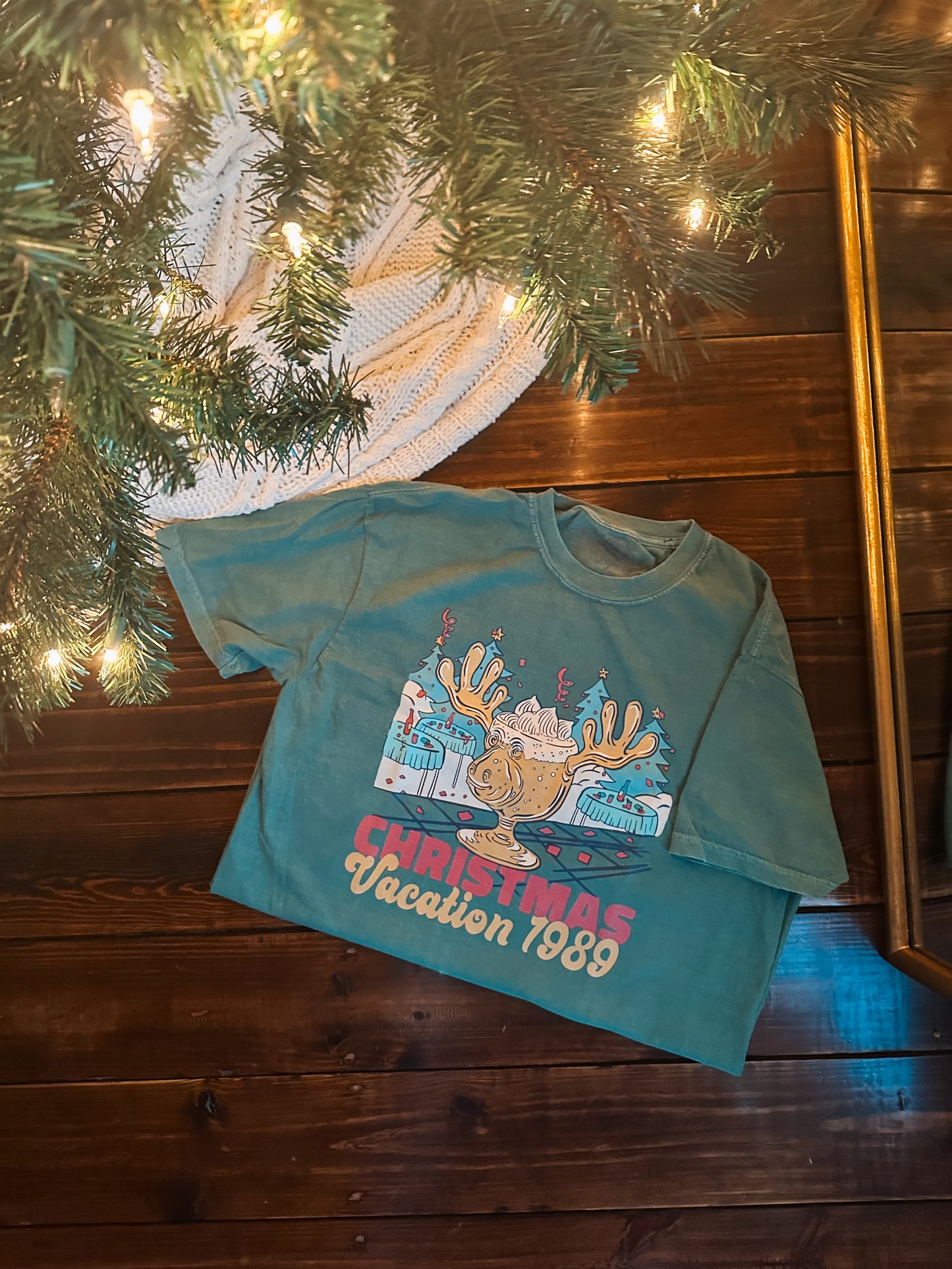 oversized christmas vacation vintage tee