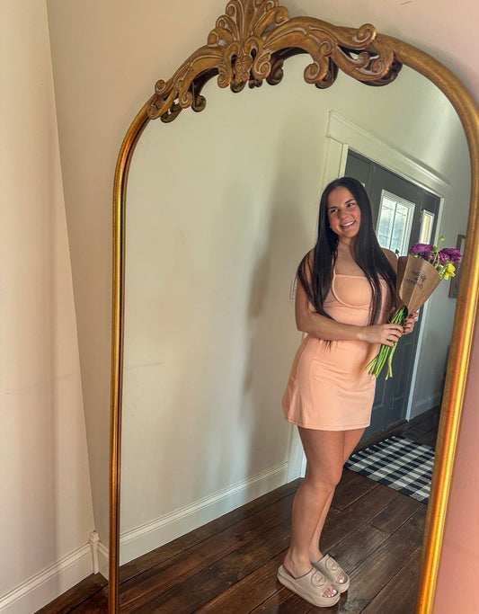 Kimberly C Peach Dress