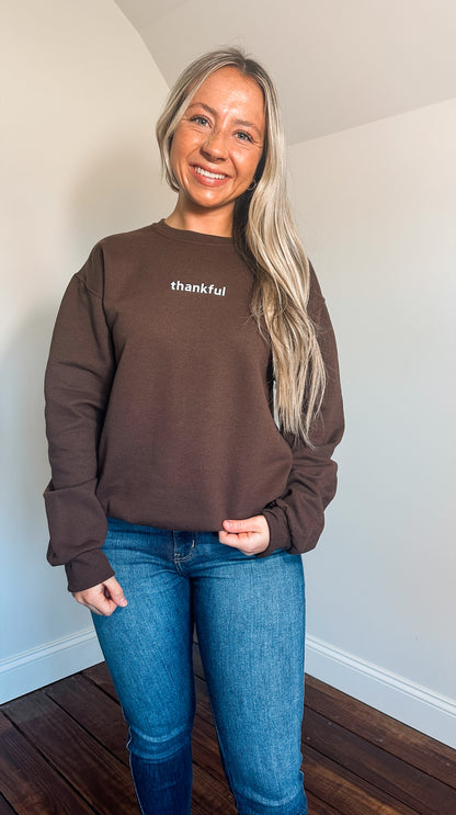 thankful sweatshirt