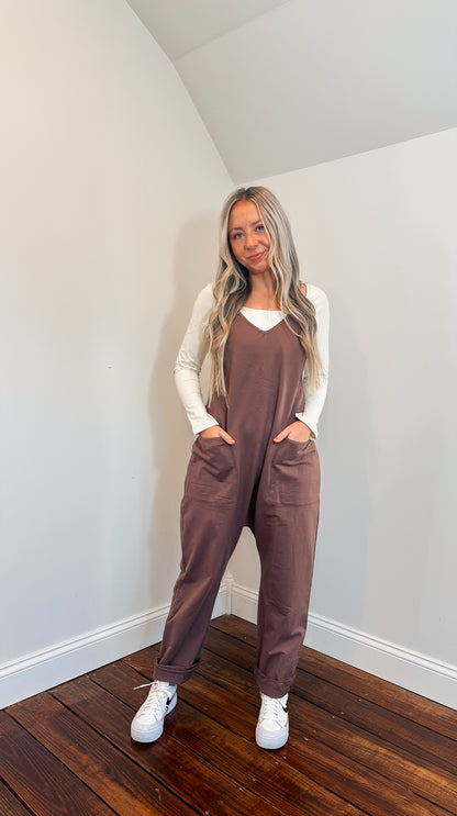 mocha jumpsuit